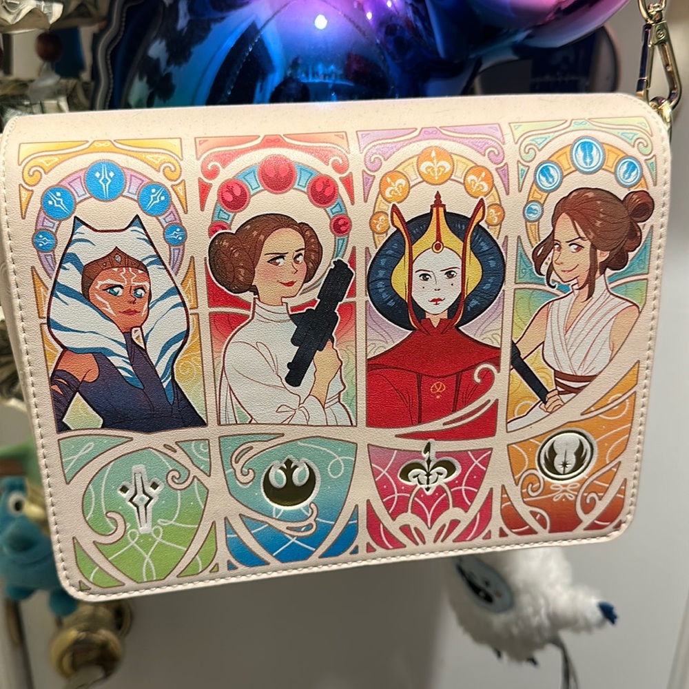Disney ladies of the force crossbody loungefly